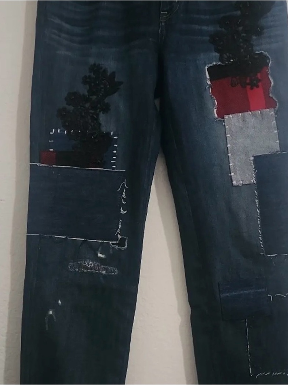 Ralph Lauren Petite Patchwork Mid-Rise Size